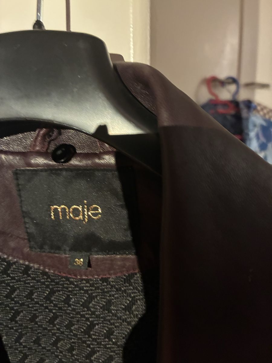 Maje Giacche: Maje Leder Damen Jacke – Usato da Laupen BE venduto da ole_l8gg 3