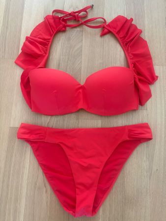 Victoria's Secret Bikini Top & Slip Grösse L/G 34D Sommer