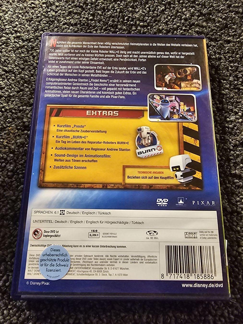 Tutti i DVDs: WALL-E DVD Special Edition(20572) – Usato da Ruswil venduto da jan_bxl5 1