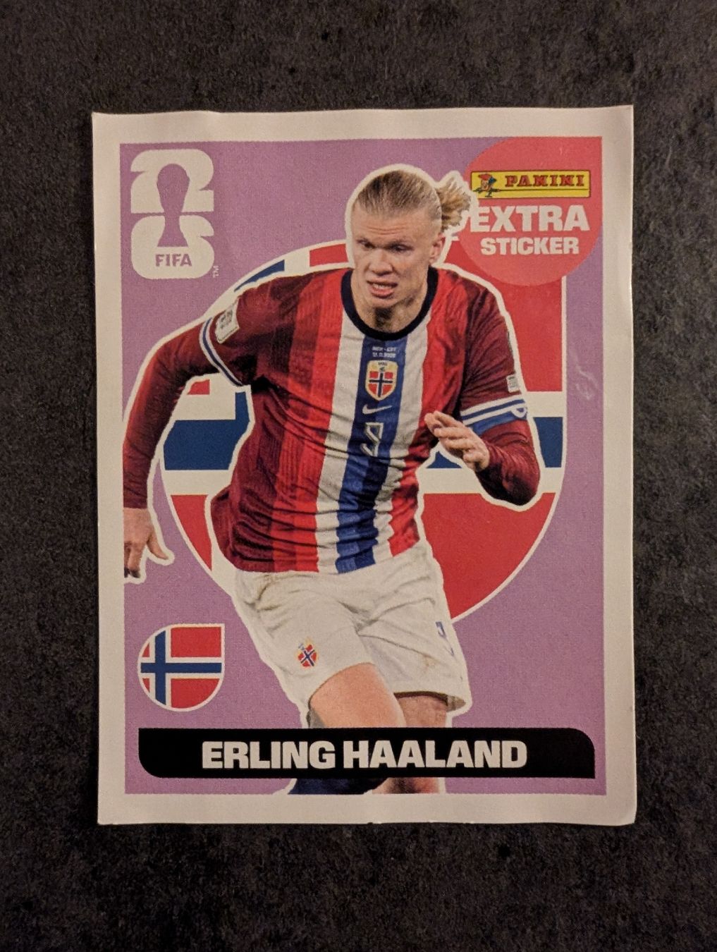 Panini Carte collezionabili: Erling Haaland violet extra sticker Panini – Nuovo (secondo la descrizione) da Colombier NE venduto da Hanslepire