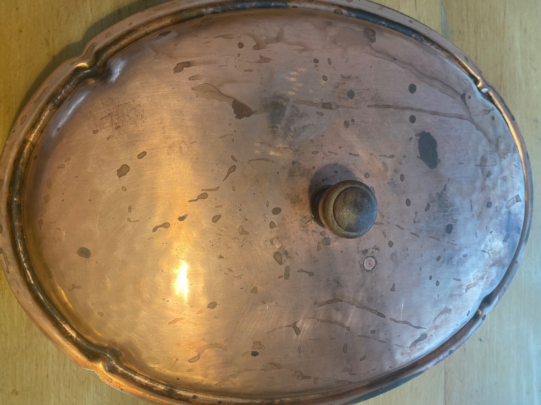 Stöckli Padelle: Kupfer Bratpfanne oval mit Deckel – Usato da Bäretswil venduto da laja00 2