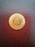 Türkei 25 Piaster Kurush Goldmünze 1969