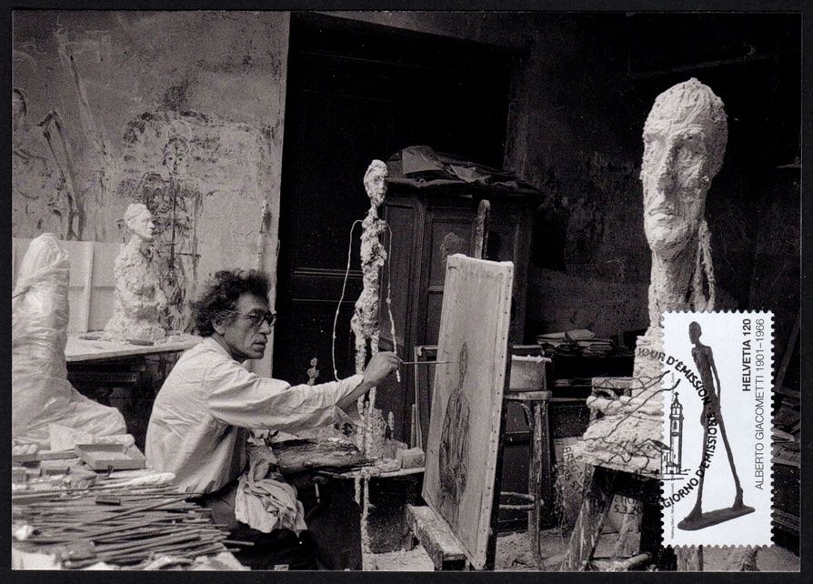 Tutti i francobolli: Maximumkarte Alberto Giacometti – Nuovo (secondo la descrizione) da Dottikon venduto da haeusibuh5