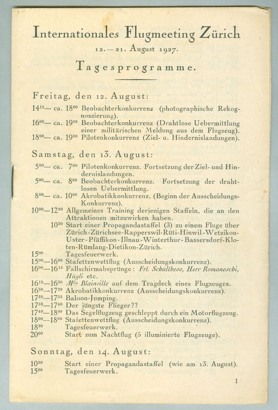 Tutti i francobolli: 1927 Schweiz Flugpost SF – Usato da Zürich venduto da yago-rot 2