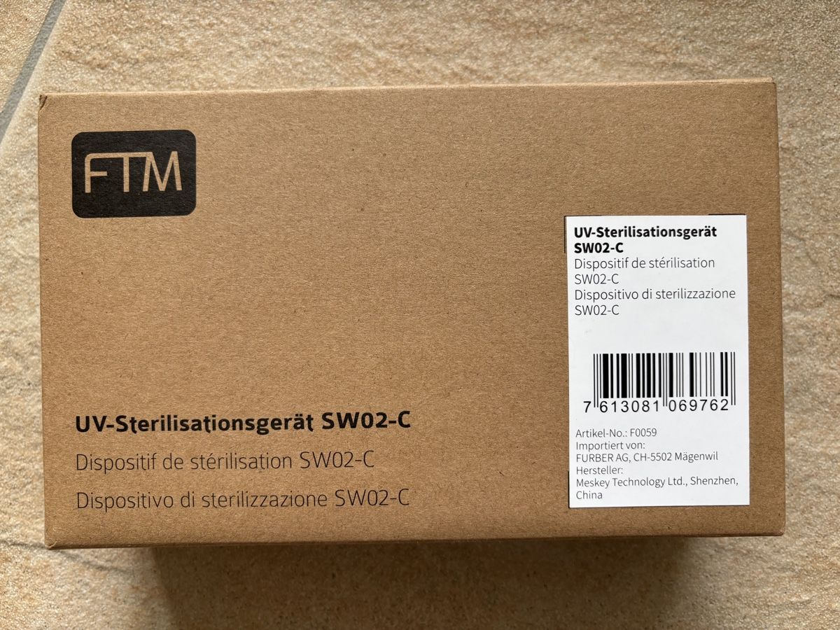 Pasti del neonato: FTM UV-Sterilisationsgerät SW02-C – Nuovo e nell'imballaggio originale da Jona venduto da WaJaggi 2