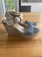 Di Marzio Sandale beige-blau, Gr.38