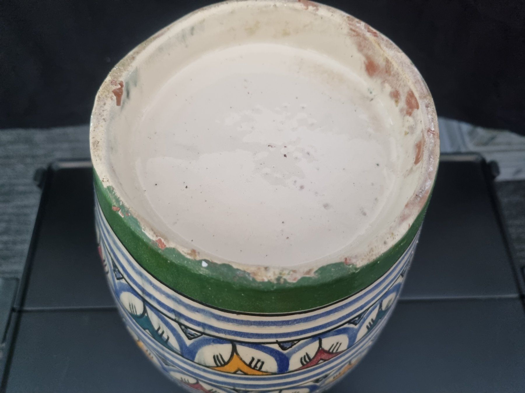 Vasi & Recipienti: Keramik Vase Marokko, Handbemalt 36 cm – Usato da Lenzburg venduto da freedomky 3