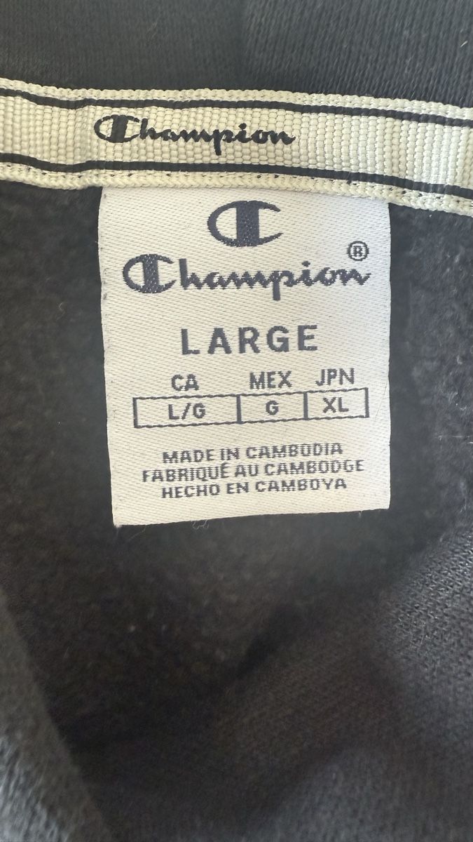 Champion Maglioni & Felpe: Schwarzer Champion Hoodie, Grösse L, – Usato da Gelterkinden venduto da teddywidder 2