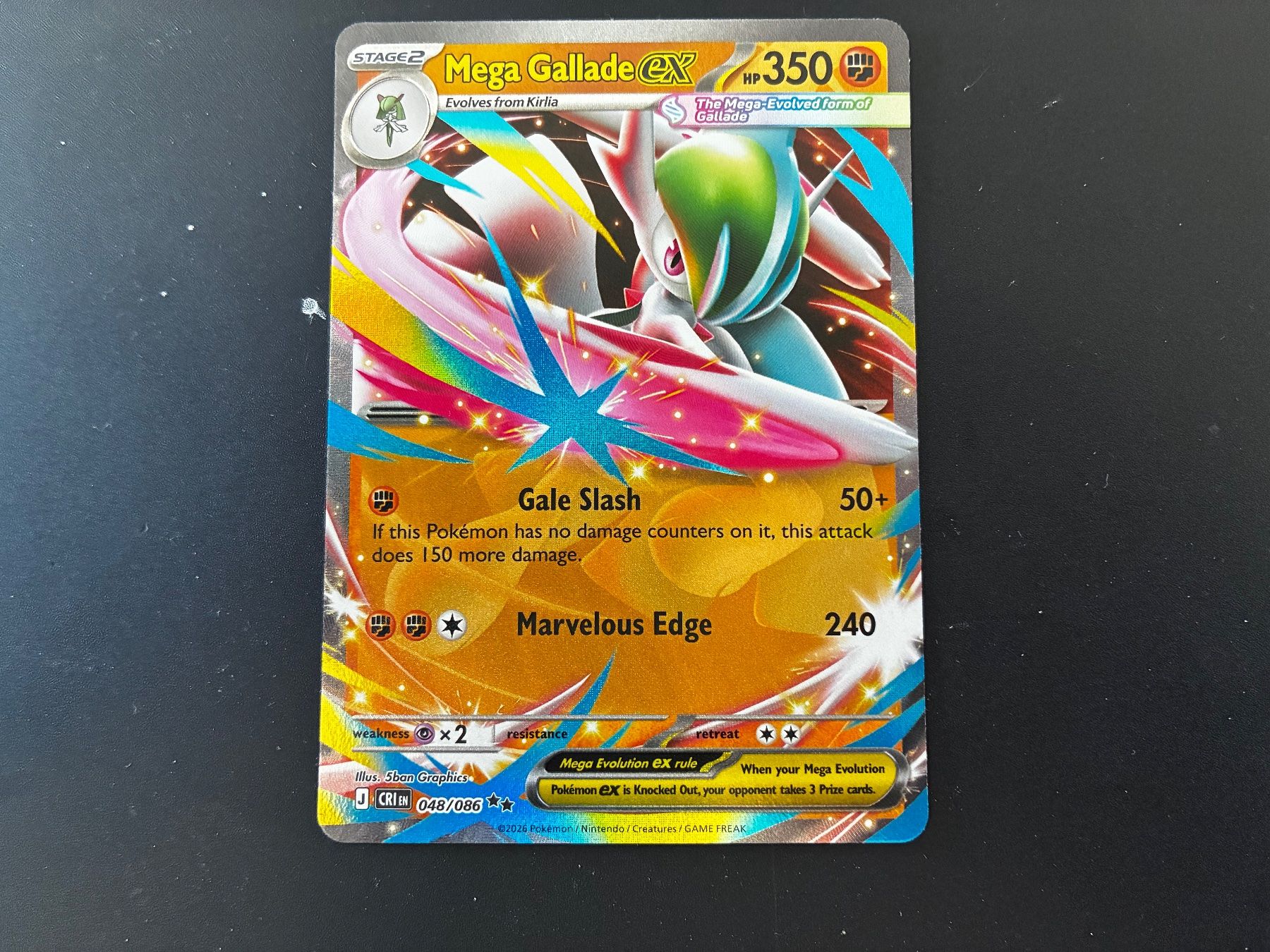 Pokémon Carte collezionabili: Mega Gallade EX 048/086 - Chaos Rising - en – Nuovo (secondo la descrizione) da Hütten venduto da yve_tf69
