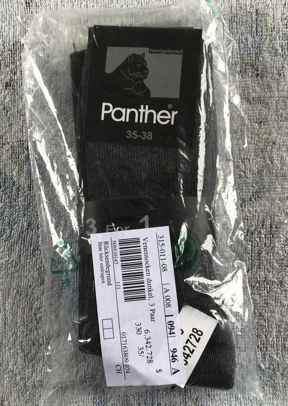 Socken: 3 PAAR SOCKEN NEU GRÖSSE 35/38 – Neu (gemäss Beschreibung) aus Ostermundigen von Wyatt-Earp