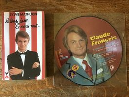 Lot Claude François Cloclo picture EP + livre