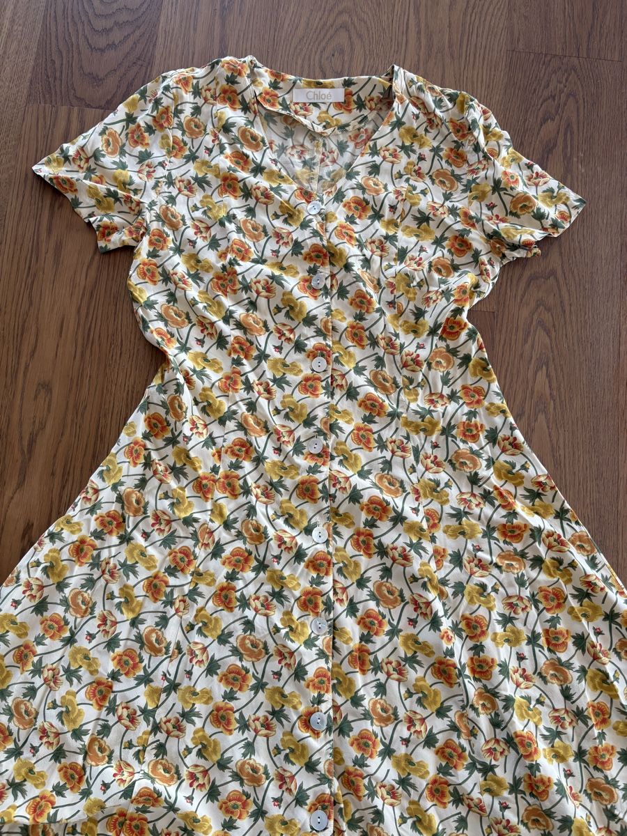 Chloé Vestiti: Vintage Chloé Seidenkleid / 40 – Usato da Zug venduto da bia_v6gf 2
