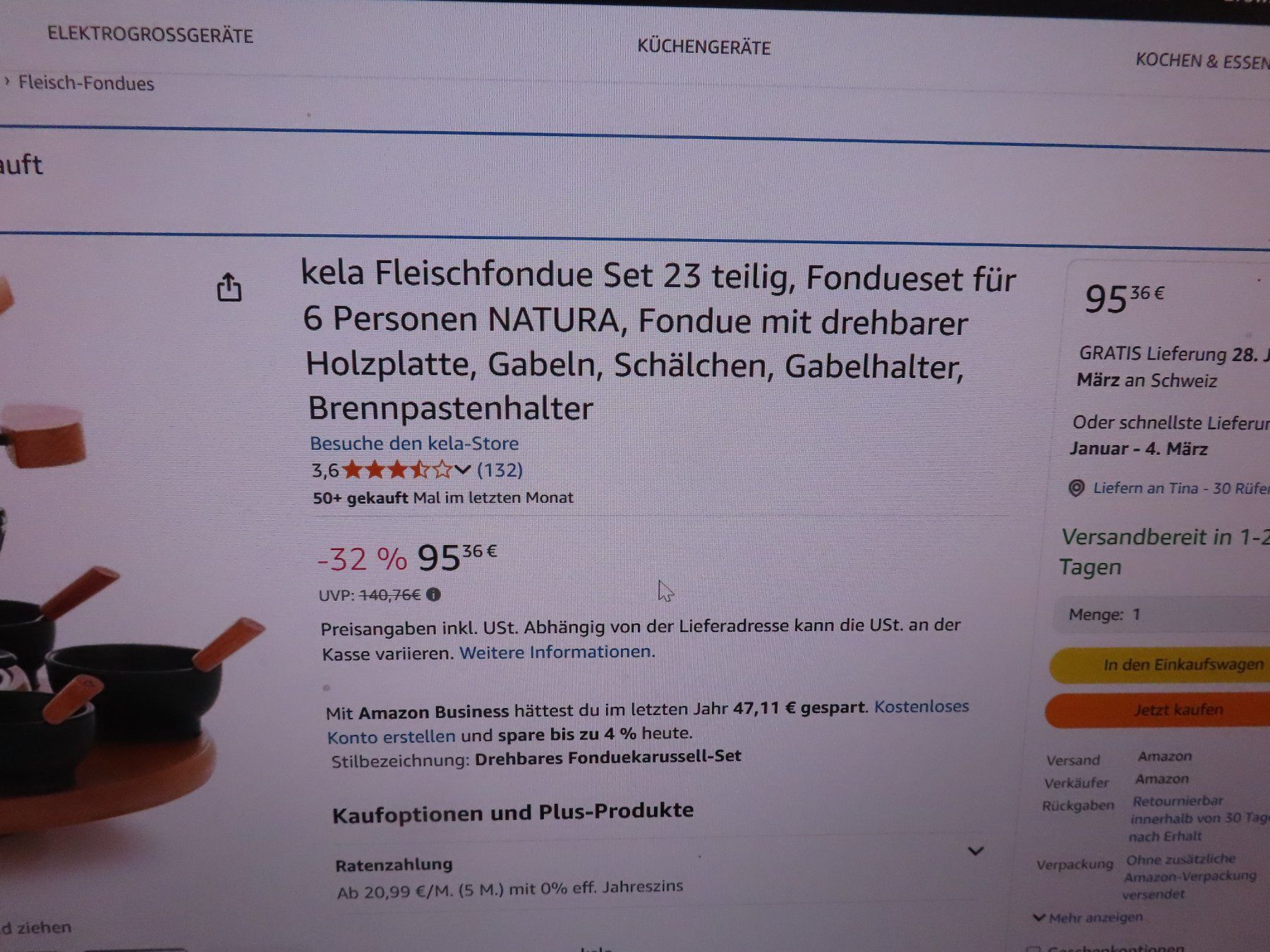 Padelle: Kela   Fleischfondue   Set 23  Fellig – Usato da Rüfenacht BE venduto da tial70 5