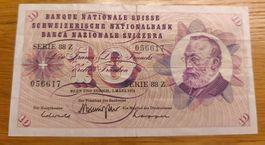 10 Franken Banknote (Fünfte Serie von 1956)