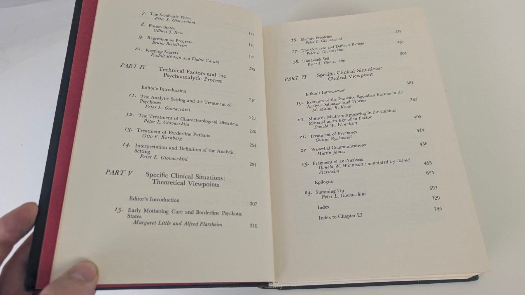 Libri: Tactics and Techniques in Psychoanalytic Therapy, 1972 Giova – Usato da Zürich venduto da 1.Simon 4