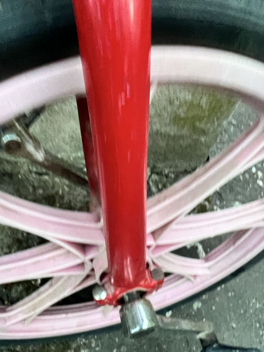 Biciclette: Rotes Einrad, pinke Felge – Usato da Basel venduto da Kasodra 1