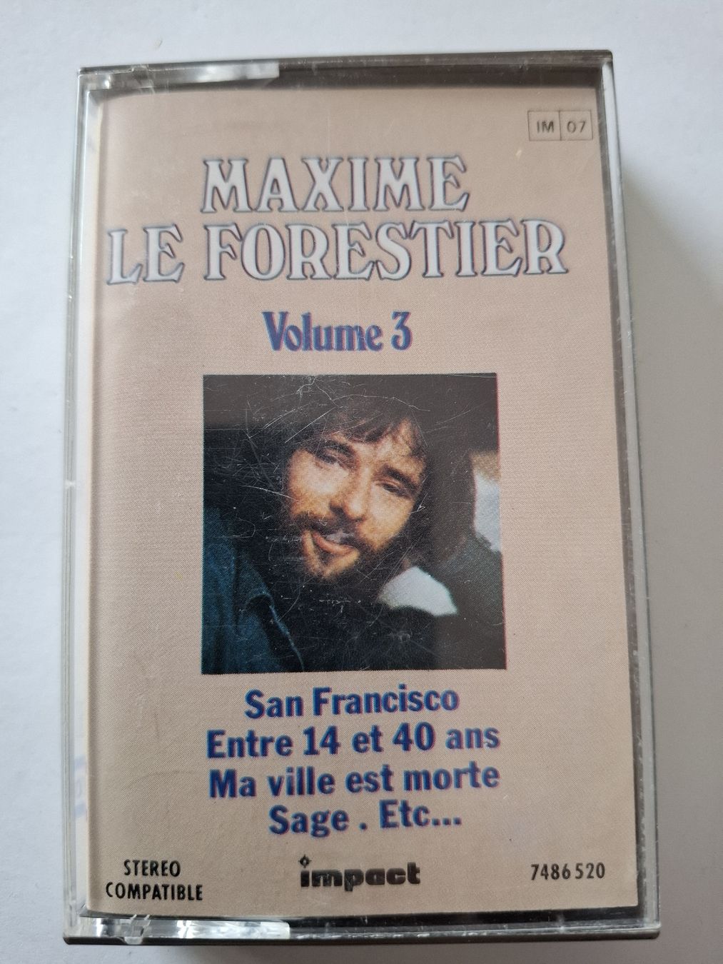 Kompaktkassetten: Maxime le Forestier K7 vol. 3 "impact" – Gebraucht aus Crémines von Carambaaa