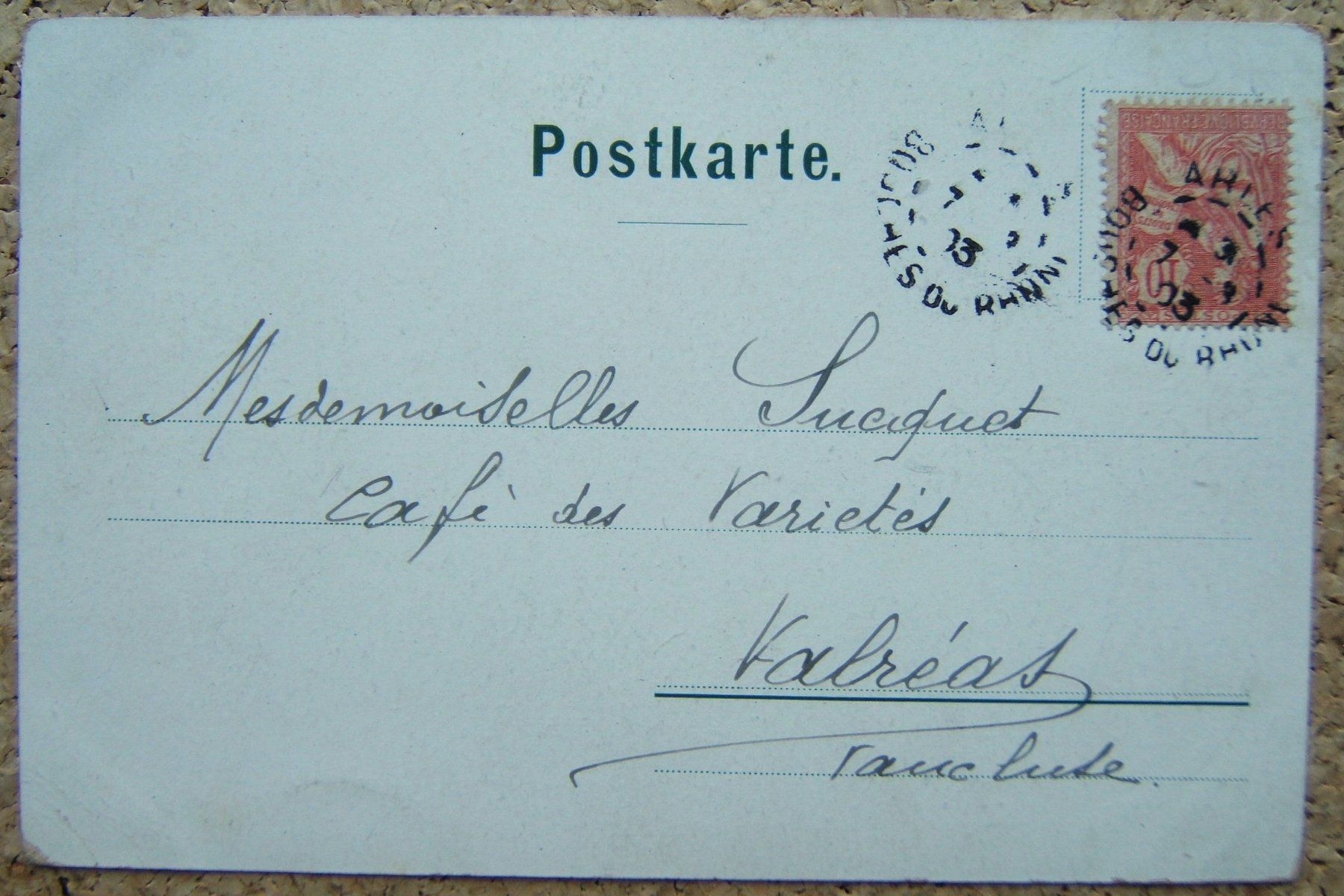 Cartoline postali: KILLINGER-AK MIT BERGGESICHTER 1903 – Usato da Brunnen venduto da Nonne04 1