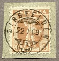 102 Vollstempel Birsfelden, Zst.20.-