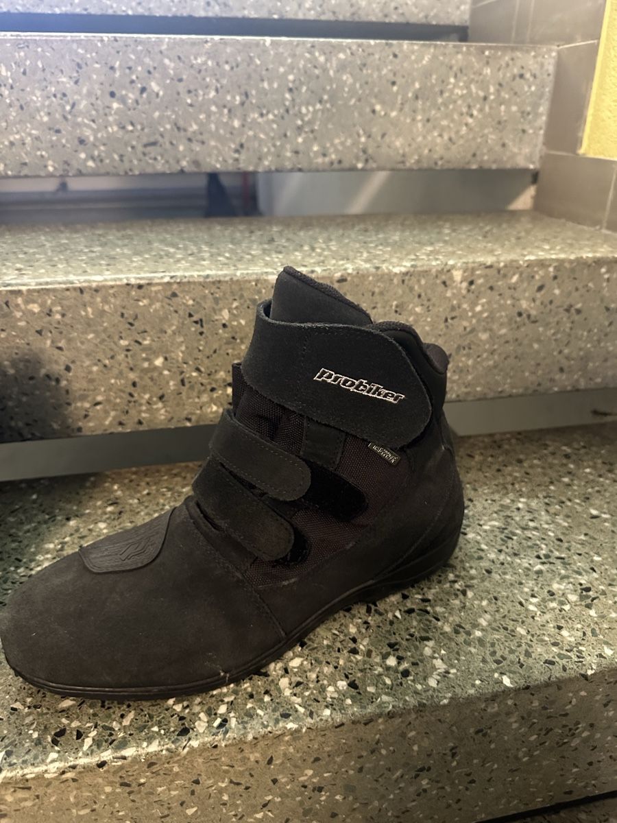 Herrenschuhe: Motorradstiefel ProBiker Schwarz Grösse 46 – Gebraucht aus Urdorf von Rubiksqube 1