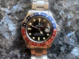 Rolex GMT Master 1675 MKI Long-E Zifferblatt, Baujahr 1969