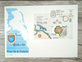 TR68 Enveloppe Grand Format Espagne 1988