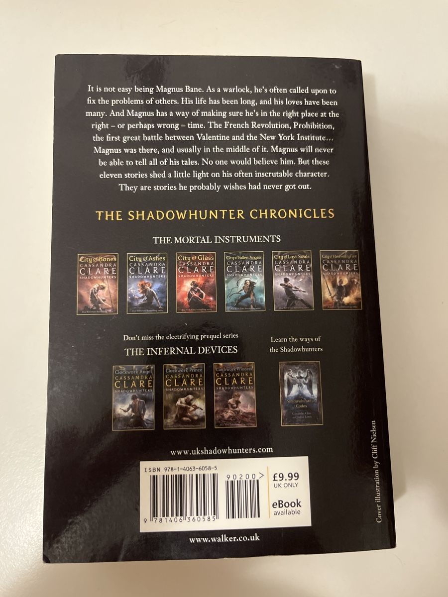 Libri: The Bane Chronicles - Cassandra Clare – Nuovo (secondo la descrizione) da Winterthur venduto da emma_zw 1