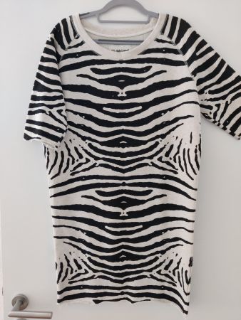 bequemes Zebra-Kleid M