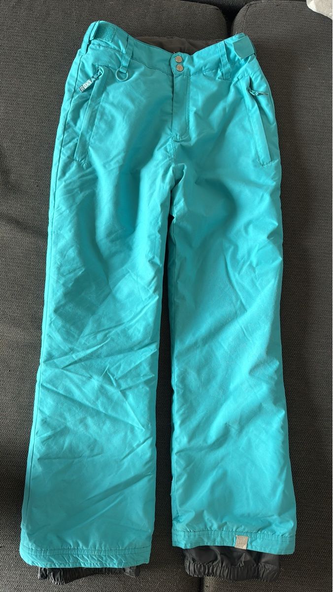 Roxy Pantaloni: Roxy Kinder-Skihose Türkis – Usato da Burgdorf venduto da Lou-123