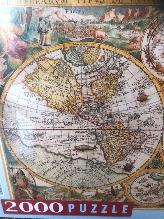 Clementoni Puzzle: Clementoni Puzzle Weltkarte 2000 Teile – Nuovo e nell'imballaggio originale da Kaltbrunn venduto da lagone1 1
