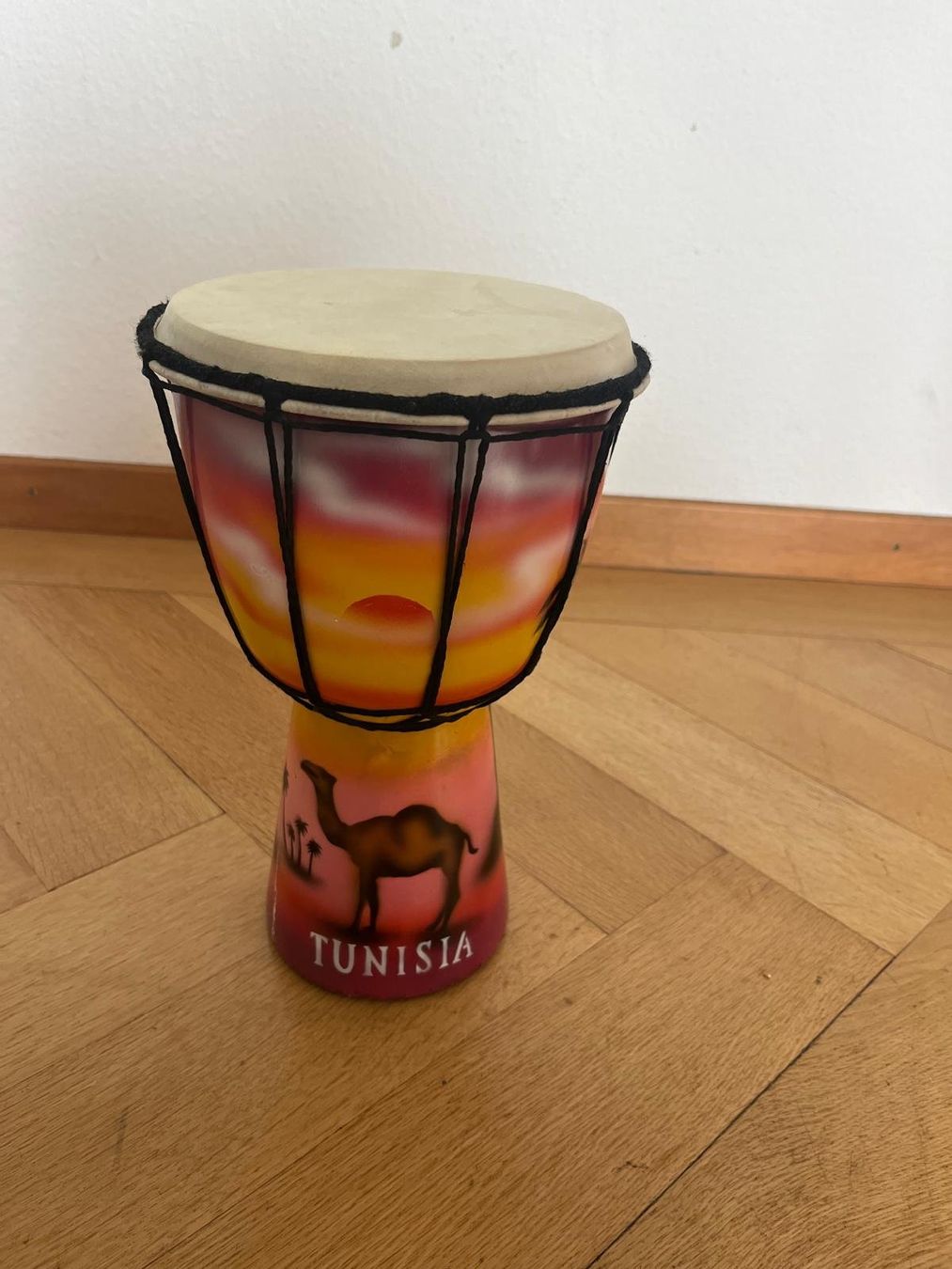 Strumenti musicali: handbemaltes kleines Djembe – Usato da Bern venduto da talem 1