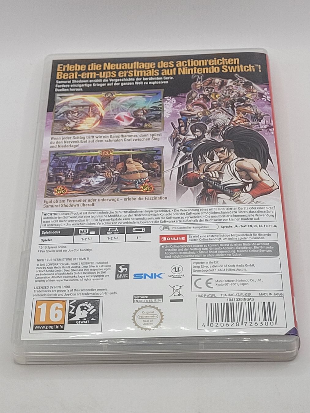 Nintendo Spiele: Samurai Shodown Nintendo Switch - Top Zustand – Gebraucht aus Münchenstein von danytlaw 1