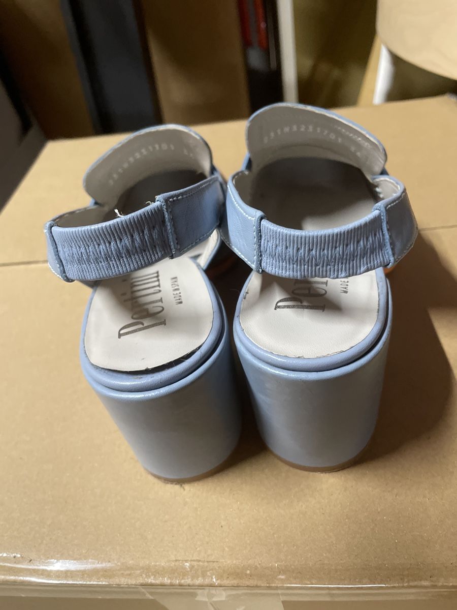 Scarpe da donna: Pertini Slipper Slingbacks Hellblau Leder Gr. 36 – Usato da Schliern b.Köniz venduto da Nikk0tin 2