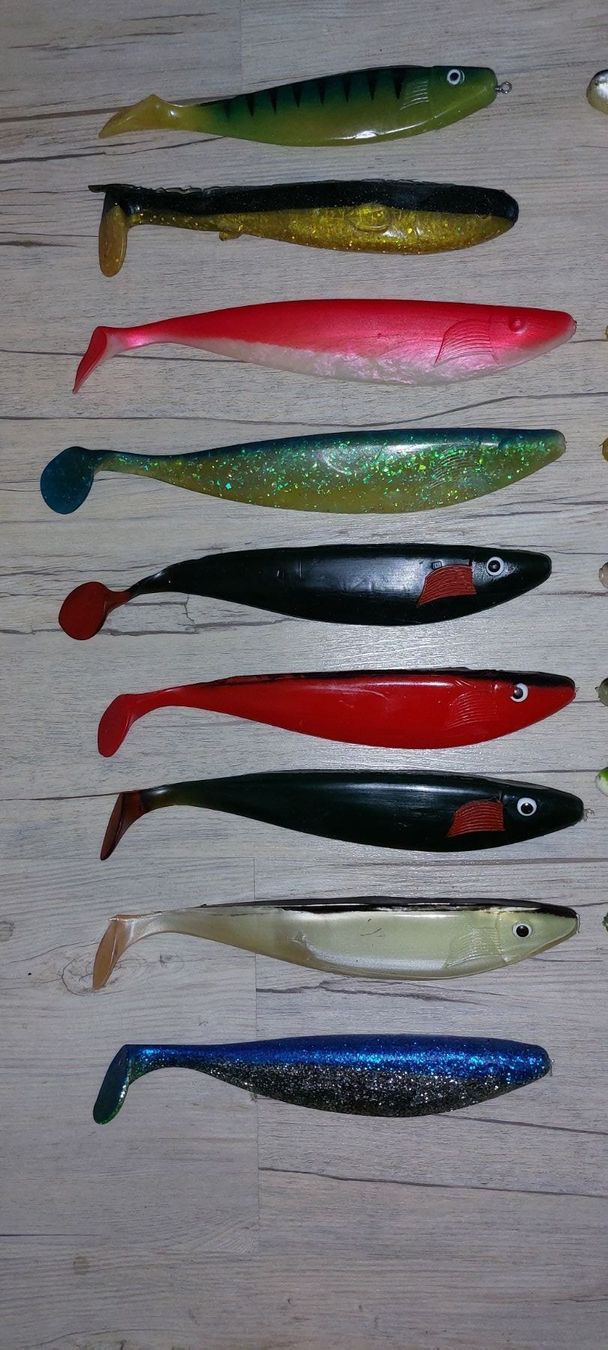 Köder: 17Stk -30cm Gummifische A.S.O + FOX – Gebraucht aus Oensingen von Adrian5224 1
