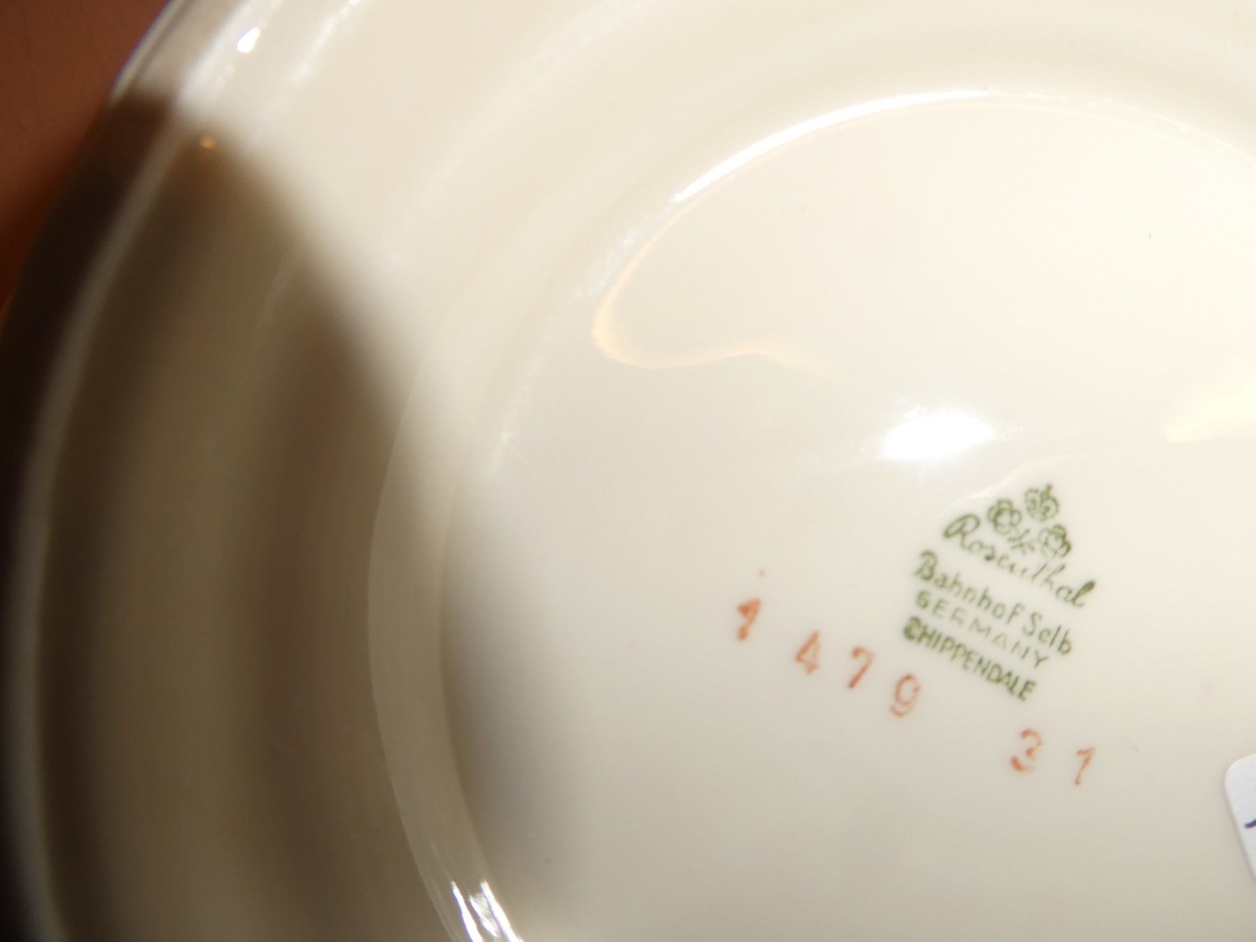 Rosenthal Ciotole: Schale Rosenthal  Blumenmuster Goldrand – Usato da Chur venduto da Diversico2010 2