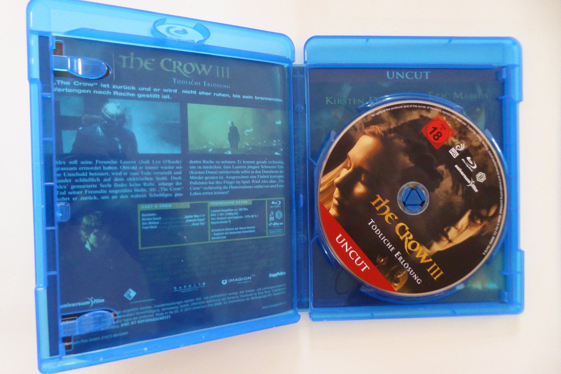 Tutti i DVDs: Bluray The Crow 3 Die Krähe III – Usato da Allschwil venduto da Summelsarium 3