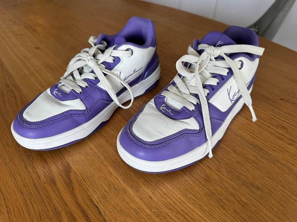Damenschuhe: Baskets Karl Kani blanc/violet  taille 38 – Gebraucht aus Geneve von cilou79 1