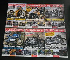 19 Zeitschriften " CUSTOMBIKE " von 2022 bis 2025