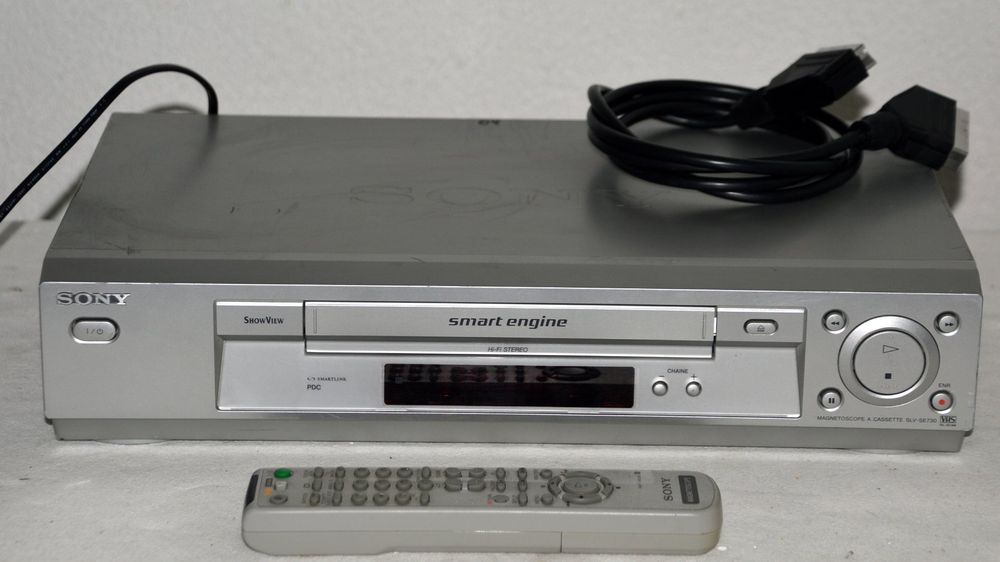 Sony SLV-SE810 Magnétoscope HiFi Argenté - Lecteur Enregistreur VHS 4 Têtes