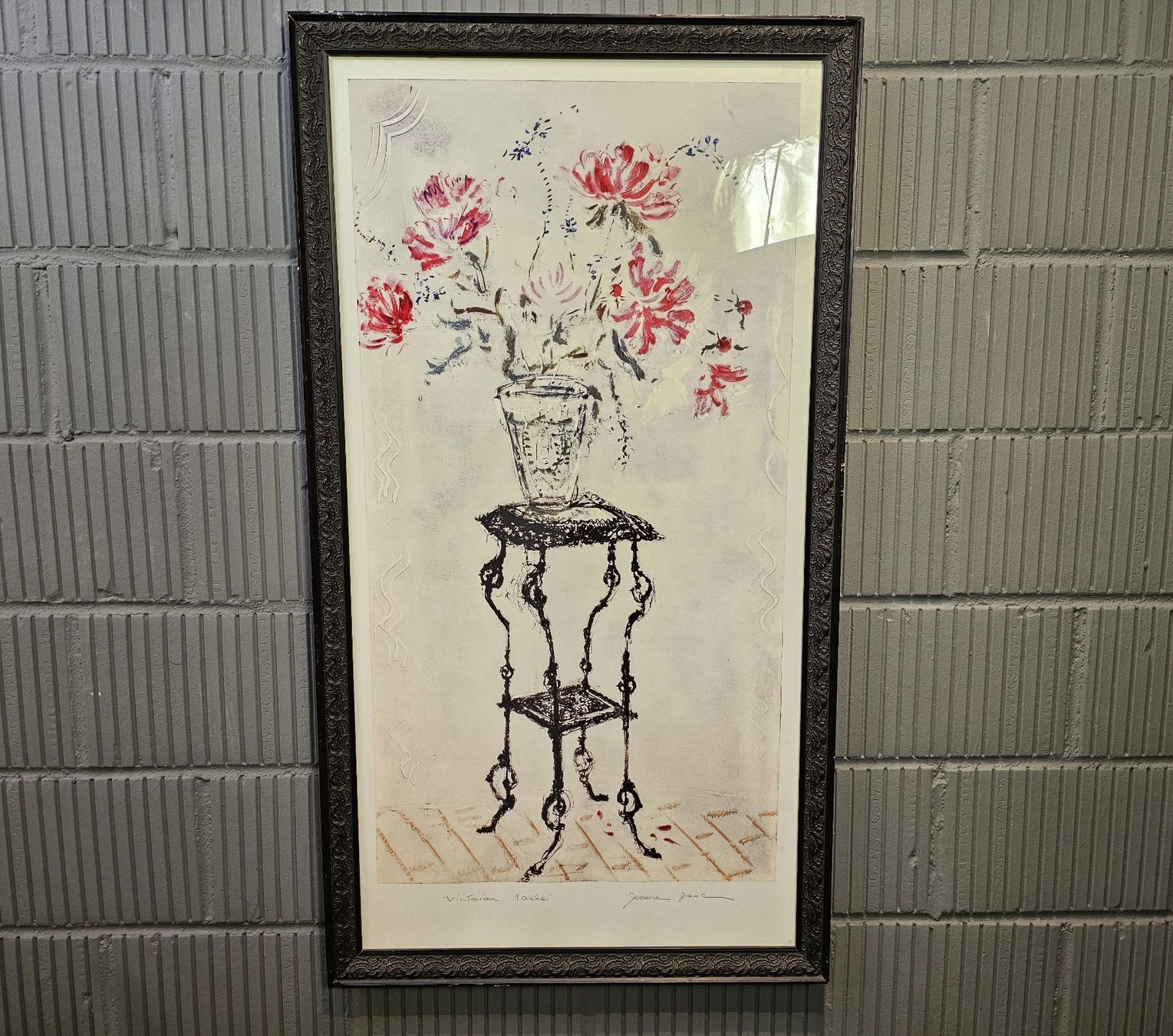 Tableaux: Isaac: Viktorianischer Kunstdruck. Victorian Table – D'occasion à Nottwil par Wondewa-Shop 1