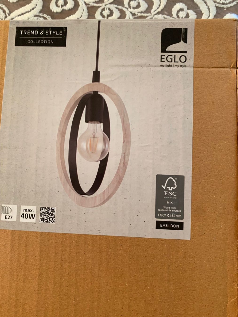 Lampen: EGLO Basildon Pendellampe E27 Max 40W Trend Style Collection – Neu und originalverpackt aus Emmen von newcar4you 4