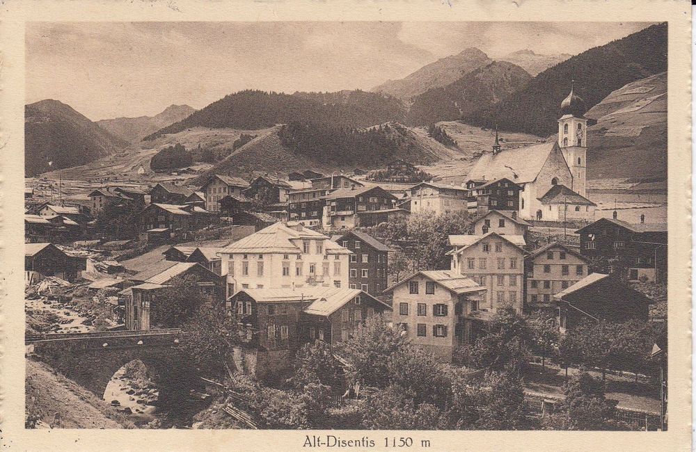 disentis-gr-alt-disentis-um-1931-gebraucht-in-niedergesteln-f-r-chf