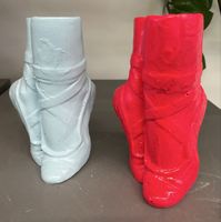 Deko Ballerina Vasen, Unikat, Geschenkidee