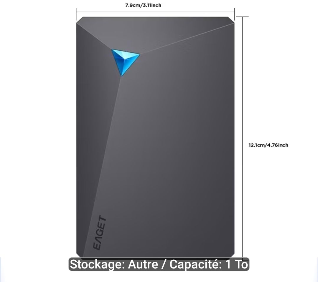 Disques durs: EAGET external Disk 1 tb  – Neuf avec emballage d'origine à Sion par zan_k987 1