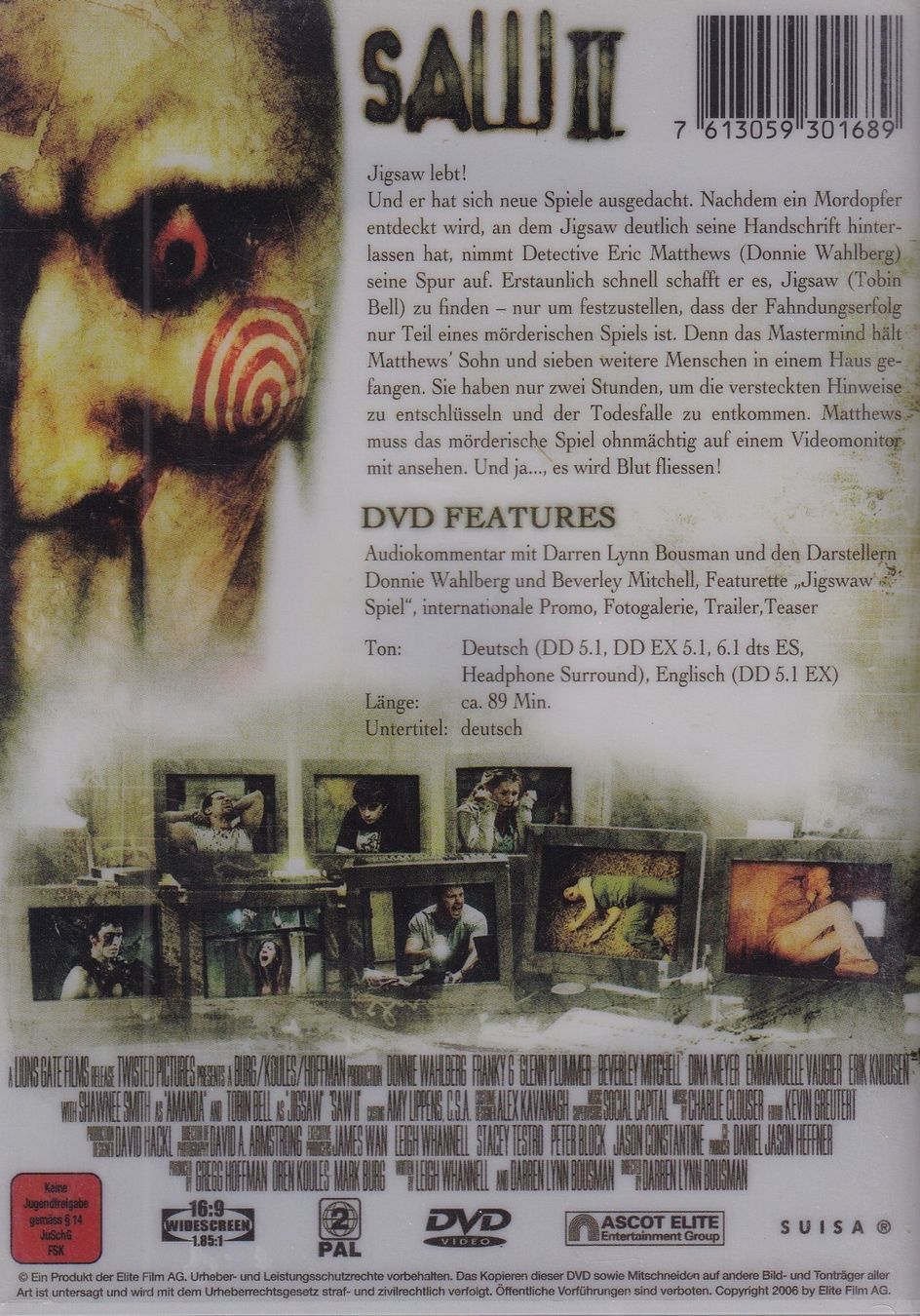 Tutti i DVDs: DVD ab Fr. 1.--, SAW II – Usato da Lausen venduto da Mondeo10628 1