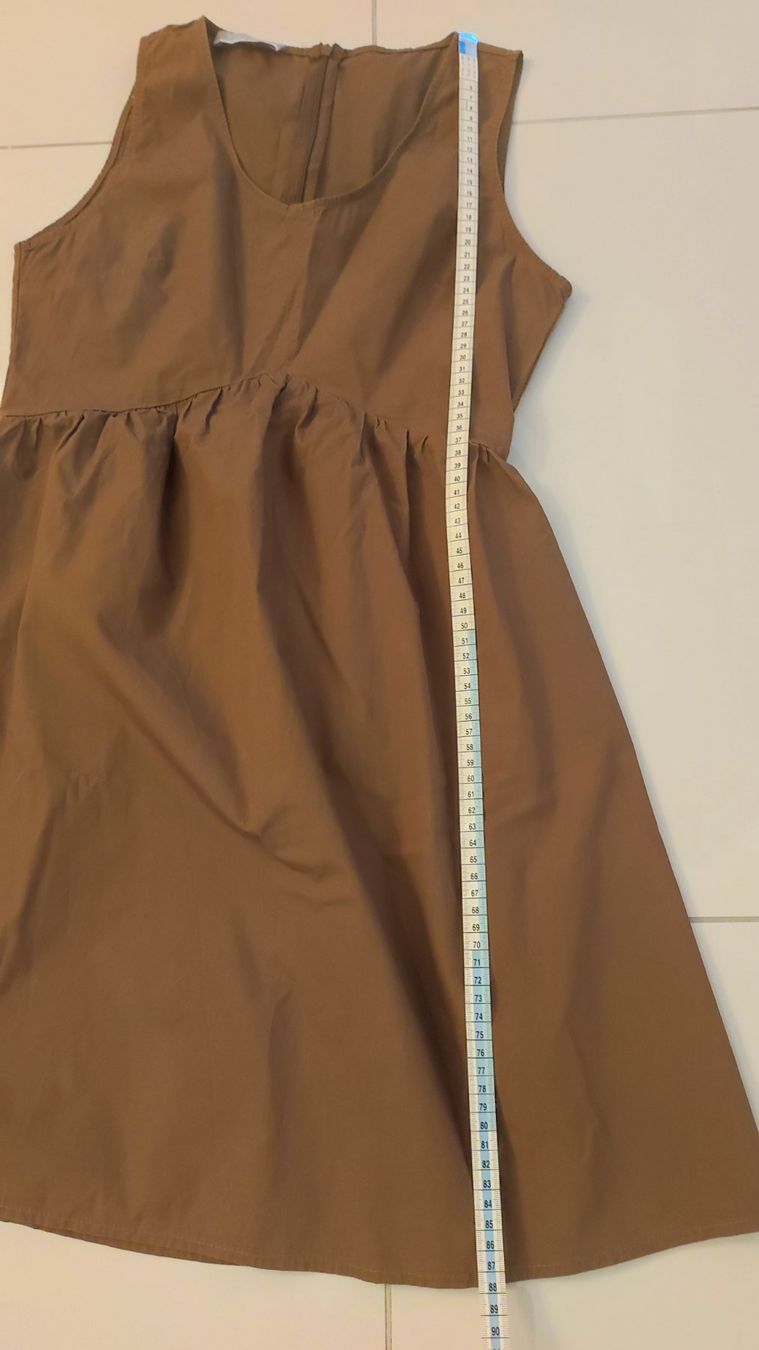 Stefanel Vestiti: Stefanel Kleid, Gr. S, Braun, Baumwolle – Usato da Stäfa venduto da modeflash 6