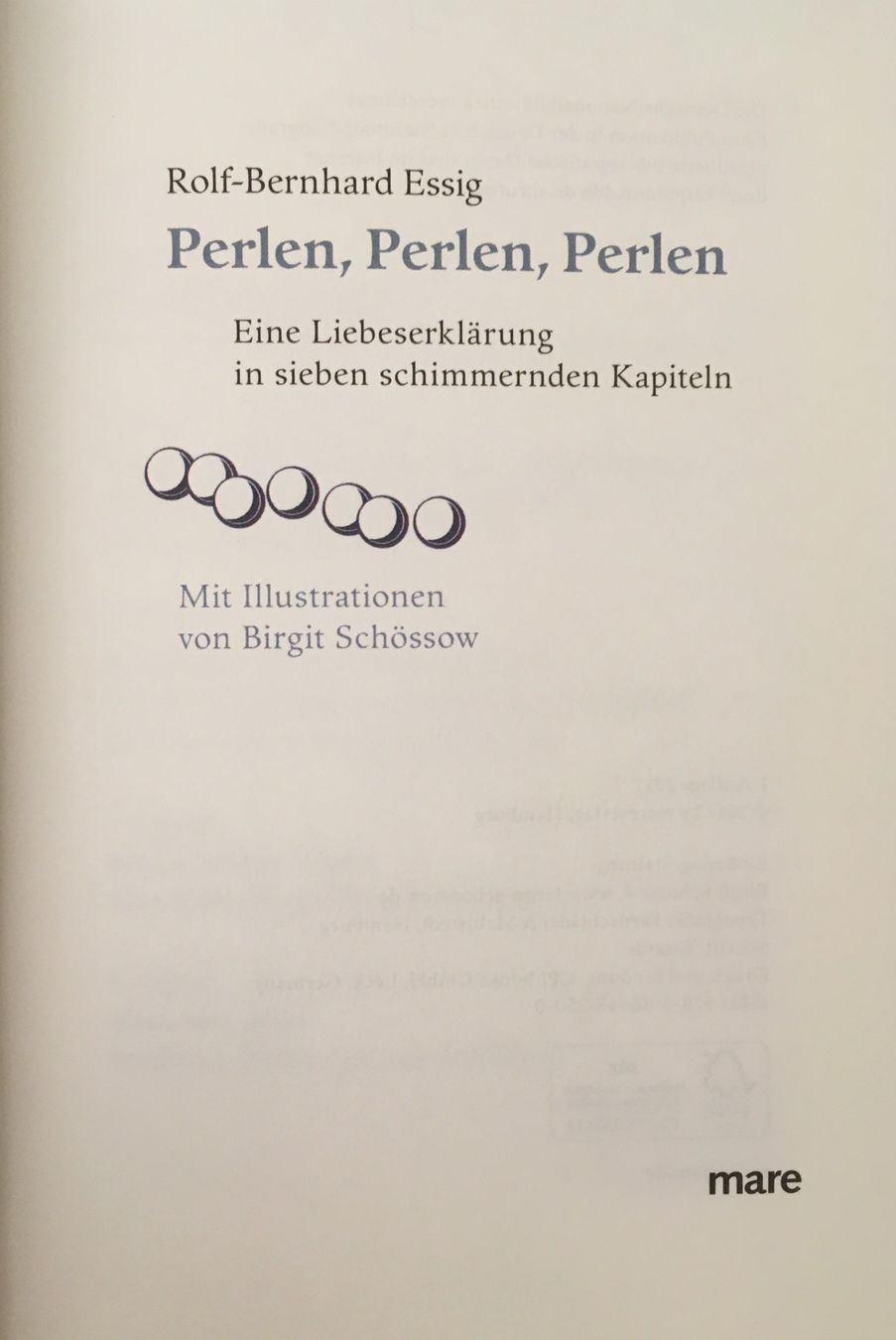 Bücher: Perlen, Perlen, Perlen – Gebraucht aus Zumikon von wius 2