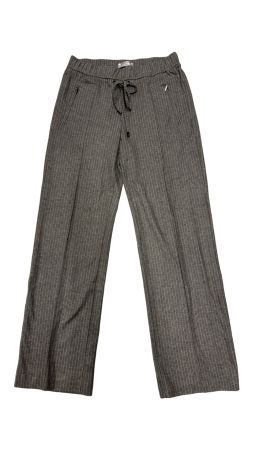 Brax straight Hose grau Nadelstreifen 36 Peggy Flared gerade