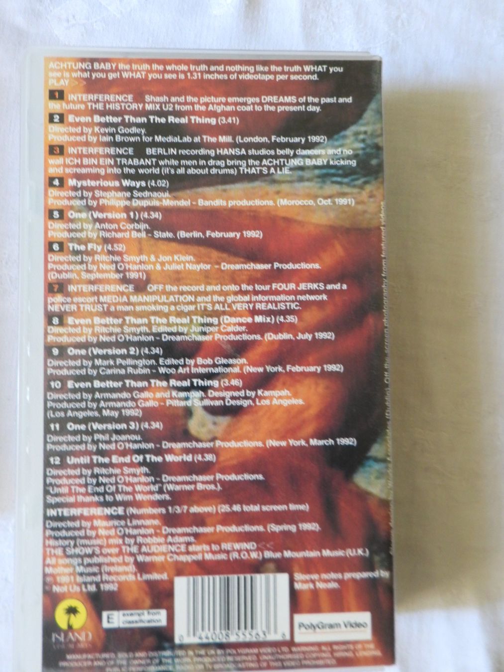 Tutti i VHS: U2 Sammlung Video Kassetten 6st – Usato da Tavannes venduto da jimananas 6