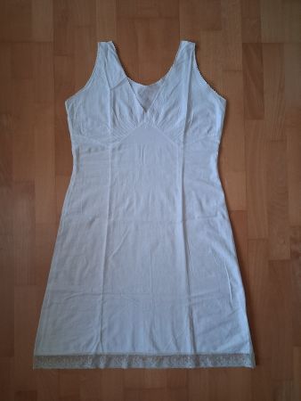 Unterrock Vintage, weisse Spitze, Grösse M